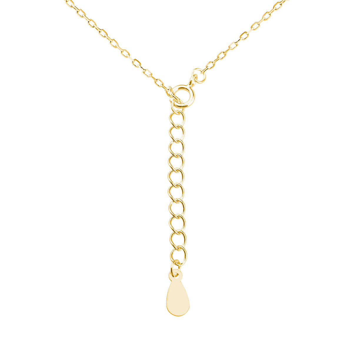 Gold-plated, Silver Necklace Seashell With A Pearl And White Zirconias Z1780NG_W