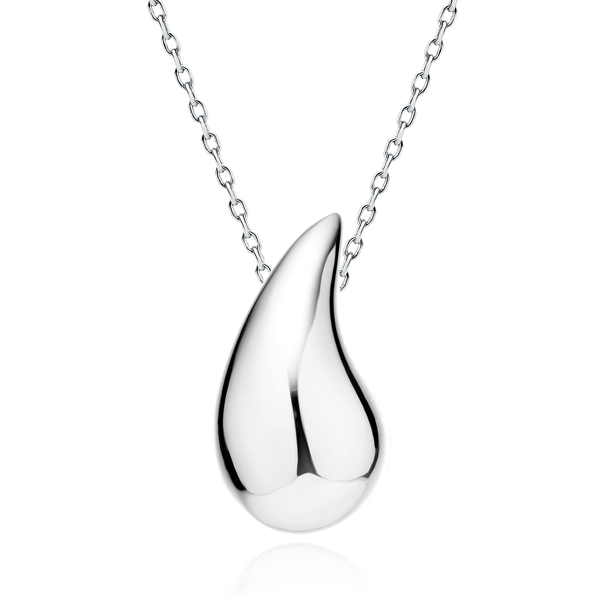 Silver Drop Necklace Z2041NR25