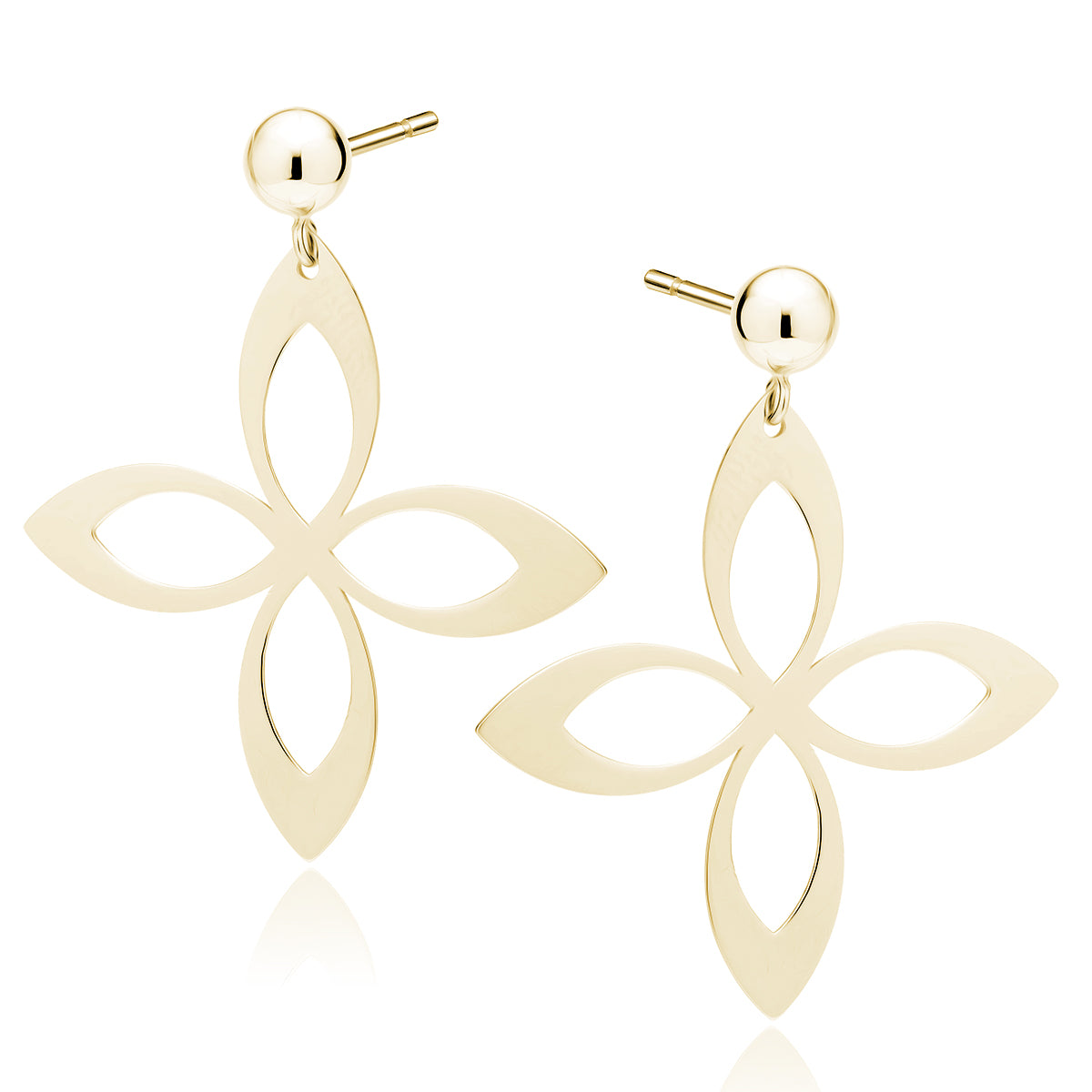 Gold-plated, Silver Earrings Z2125EG